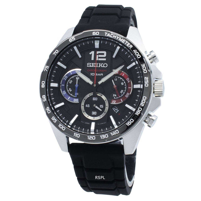 Seiko Chronograph SSB347 SSB347P1 SSB347P Tachymeter Quartz Men's Watch