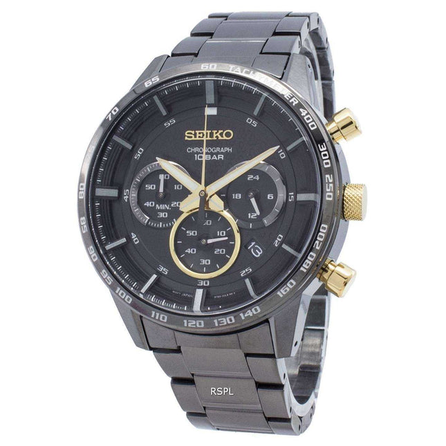 Seiko Chronograph SSB363 SSB363P1 SSB363P Tachymeter Quartz Men's Watch