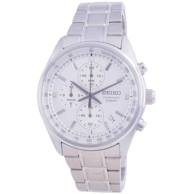 Seiko Chronograph Quartz SSB375 SSB375P1 SSB375P 100M Mens Watch