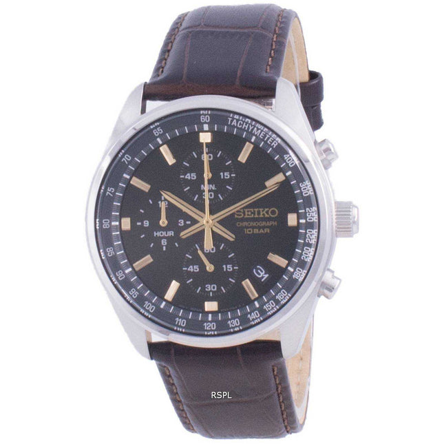 Seiko Chronograph Quartz SSB385 SSB385P1 SSB385P 100M Mens Watch