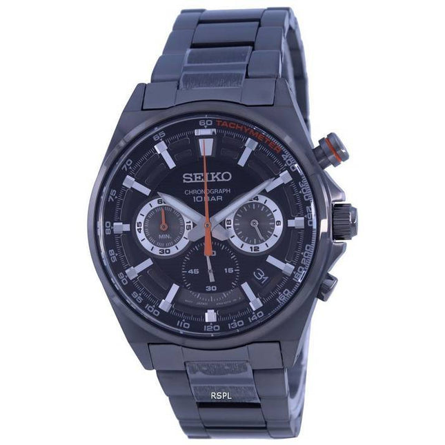 Seiko Neo Sports Chronograph Black Dial Quartz SSB399 SSB399P1 SSB399P 100M Men's Watch