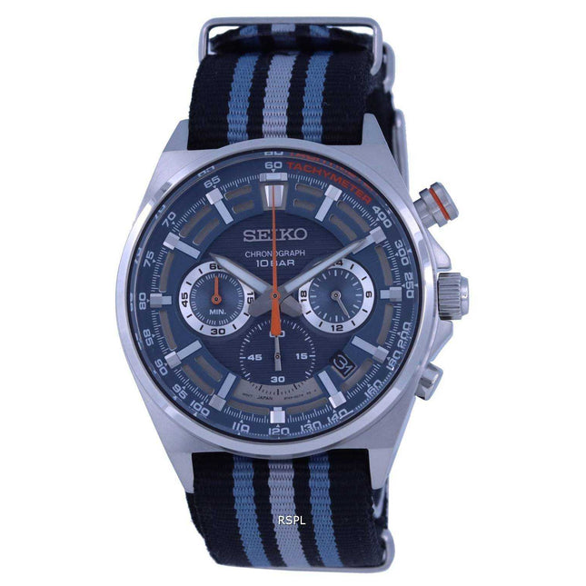 Seiko Sports Chronograph Quartz Divers SSB409 SSB409P1 SSB409P 100M Mens Watch