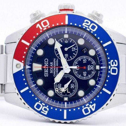 Seiko Solar Chronograph Divers SSC019P1 Mens Watch
