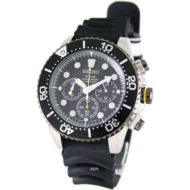 Seiko Solar Chronograph SSC021P1 Mens Watch