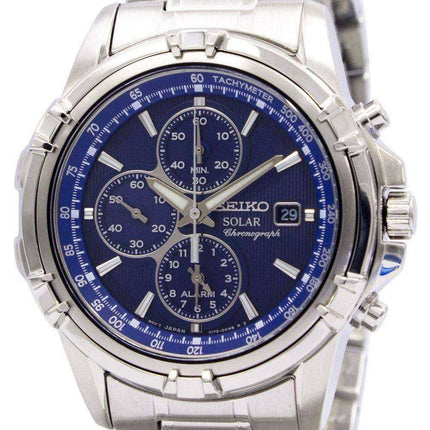 Seiko Chronograph Solar Alarm SSC141P1 SSC141P SSC141 Mens Watch