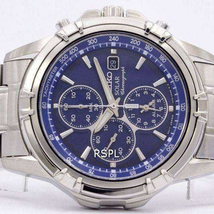 Seiko Chronograph Solar Alarm SSC141P1 SSC141P SSC141 Mens Watch