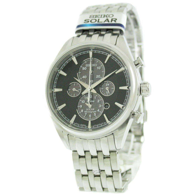 Seiko Solar Chronograph SSC211P1 SSC211P SSC211 Mens Watch