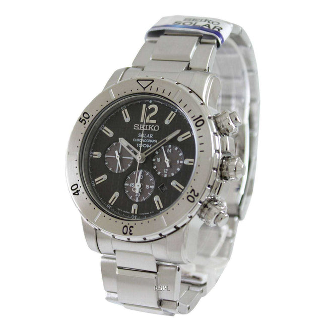 Seiko Solar Chronograph SSC223P1 SSC223P SSC223 Mens Watch