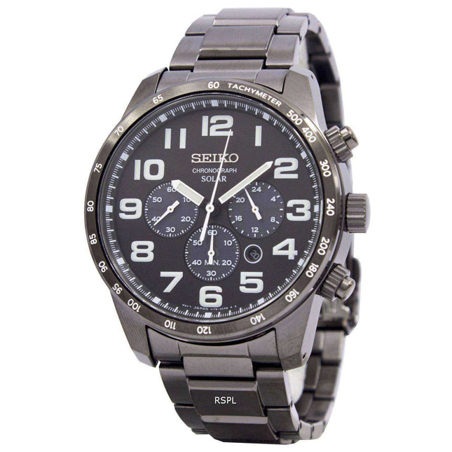 Seiko Solar Chronograph SSC231 SSC231P1 SSC231P Mens Watch