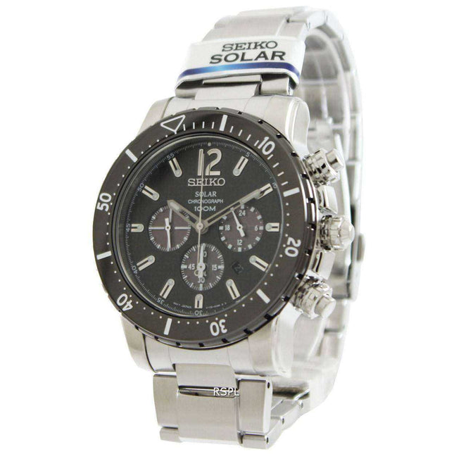 Seiko Solar Chronograph SSC245P1 SSC245P SSC245 Mens Watch