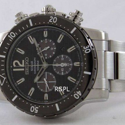 Seiko Solar Chronograph SSC245P1 SSC245P SSC245 Mens Watch