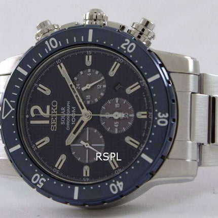 Seiko Solar Chronograph SSC247P1 SSC247P SSC247 Mens Watch