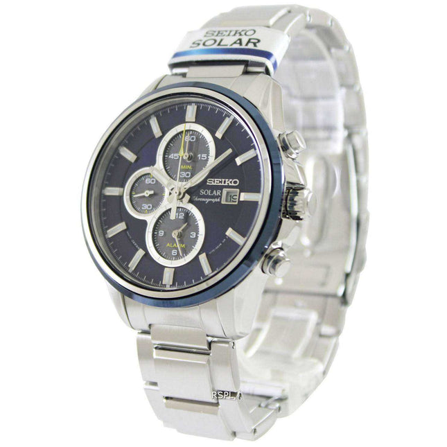 Seiko Solar Chronograph SSC253P1 SSC253P Mens Watch
