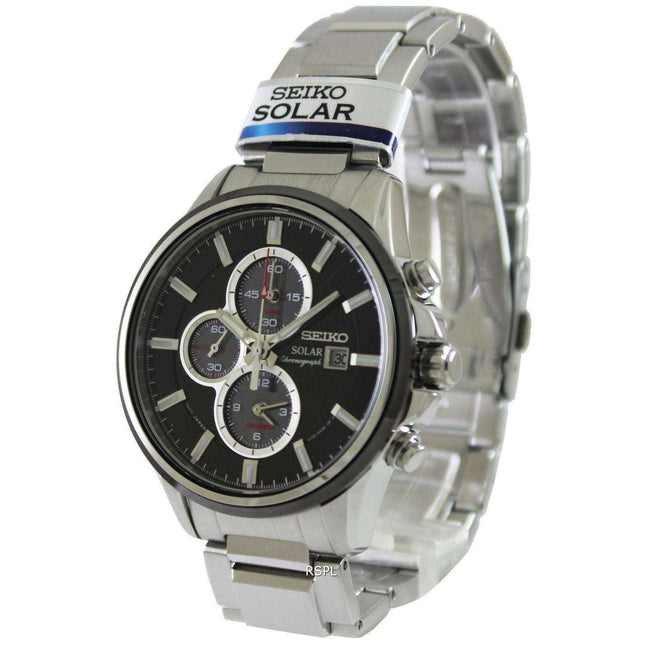 Seiko Solar Chronograph SSC255P1 SSC255P Mens Watch