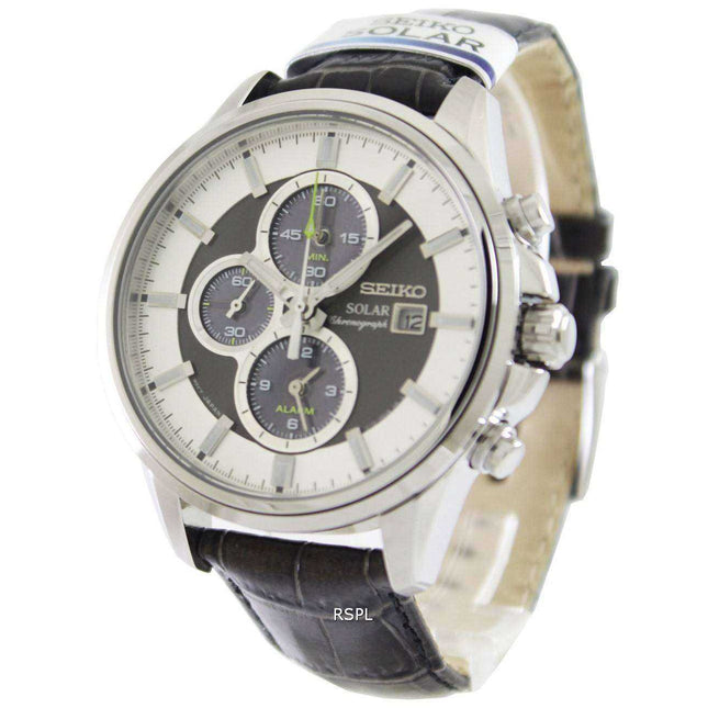 Seiko Solar Chronograph SSC259P1 SSC259P Mens Watch