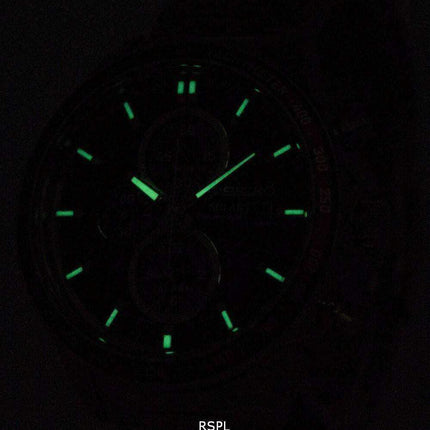 Seiko Solar Chronograph Alarm SSC433P1 SSC433P Men's Watch