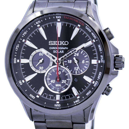 Seiko Solar Chronograph Tachymeter SSC497 SSC497P1 SSC497P Men's Watch