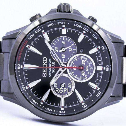 Seiko Solar Chronograph Tachymeter SSC497 SSC497P1 SSC497P Men's Watch