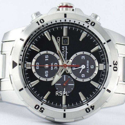 Seiko Solar Chronograph Alarm SSC557 SSC557P1 SSC557P Men's Watch