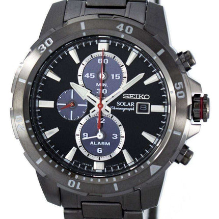 Seiko Solar Chronograph Alarm SSC559 SSC559P1 SSC559P Men's Watch