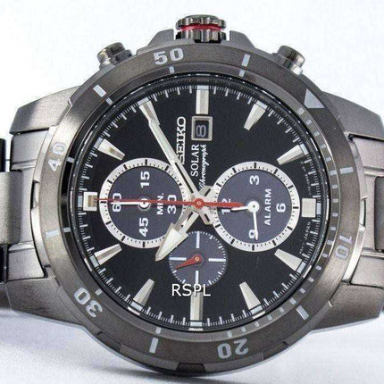 Seiko Solar Chronograph Alarm SSC559 SSC559P1 SSC559P Men's Watch