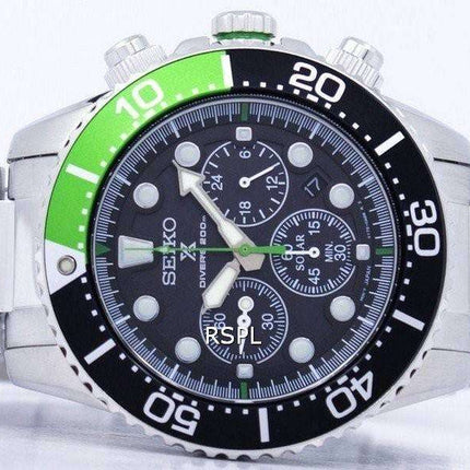 Refurbished Seiko Prospex Diver's Solar Chronograph 200M SSC615 SSC615P1 SSC615P Men's Watch