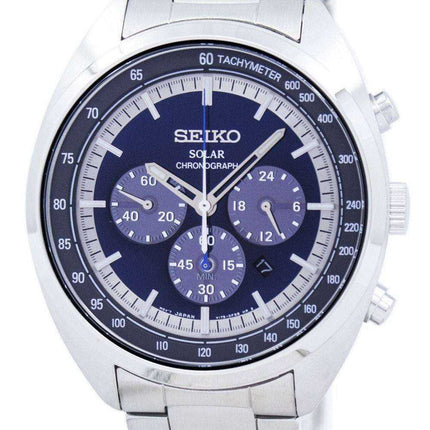 Seiko Solar Chronograph Tachymeter SSC619 SSC619P1 SSC619P Men's Watch
