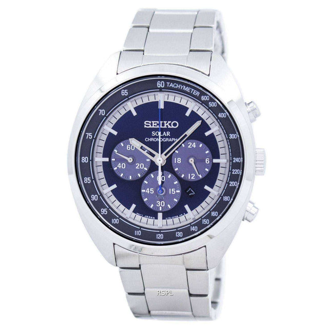 Seiko Solar Chronograph Tachymeter SSC619 SSC619P1 SSC619P Men's Watch