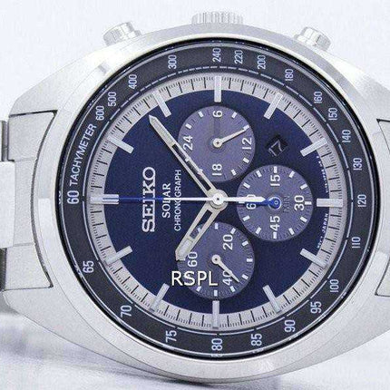 Seiko Solar Chronograph Tachymeter SSC619 SSC619P1 SSC619P Men's Watch
