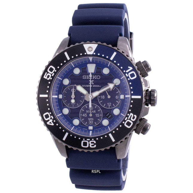 Seiko Prospex Save The Ocean Diver's SSC701 SSC701P1 SSC701P Quartz Chronograph Special Edition 200M Men's Watch