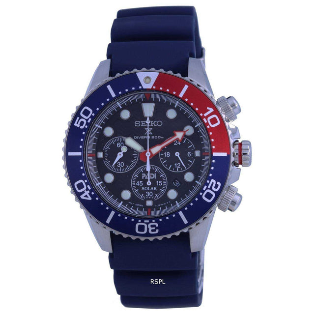 Seiko Prospex Padi Special Edition Chronograph Solar Diver's SSC785 SSC785P1 SSC785P 200M Men's Watch