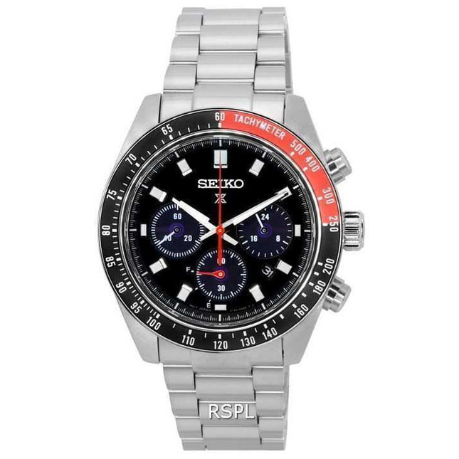 Seiko Prospex Speedtimer Go Large Solar Chronograph Black Dial SSC915 SSC915P1 SSC915P 100M Men's Watch