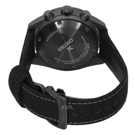 Seiko Prospex Black Series Night Vision Speedtimer Chronograph Black Dial Solar SSC923P1 100M Men's Watch