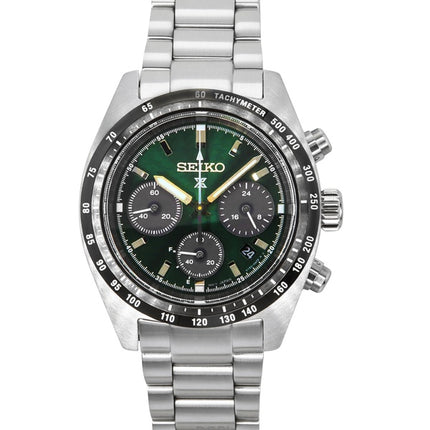 Seiko Prospex Speedtimer Chronograph Deep Green Dial Solar SSC933P1 100M Men's Watch