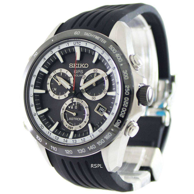 Seiko Astron GPS Solar Chronograph Atomic SSE015J1 SSE015J Mens Watch