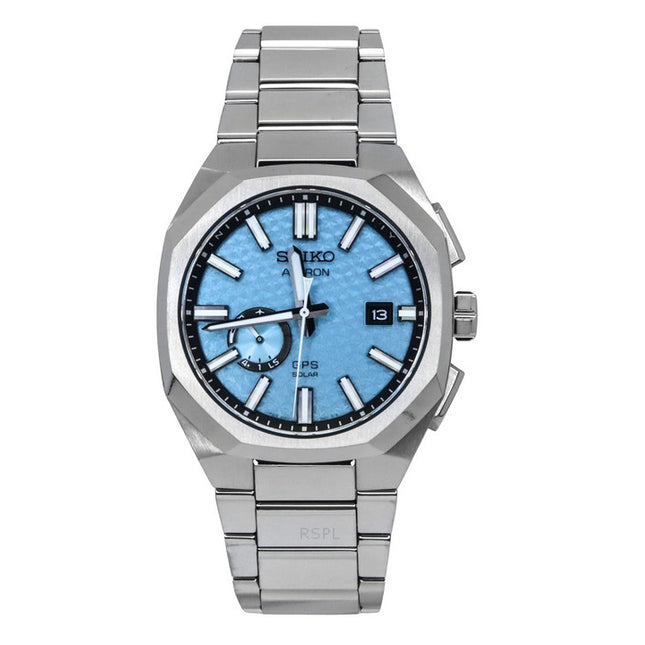 Seiko Astron Starfull Sky GPS Limited Edition Stainless Steel Blue Dial Solar SSJ027J1 100M Men's Watch