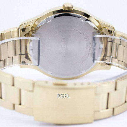 Seiko Quartz Gold Tone 100M SUR054 SUR054P1 SUR054P Men's Watch