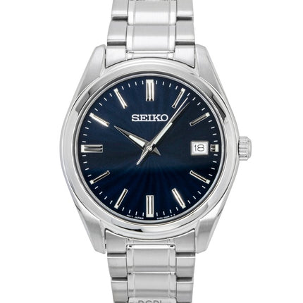 Seiko Stainless Steel Blue Dial Quartz SUR309P1 100M Men's Watch
