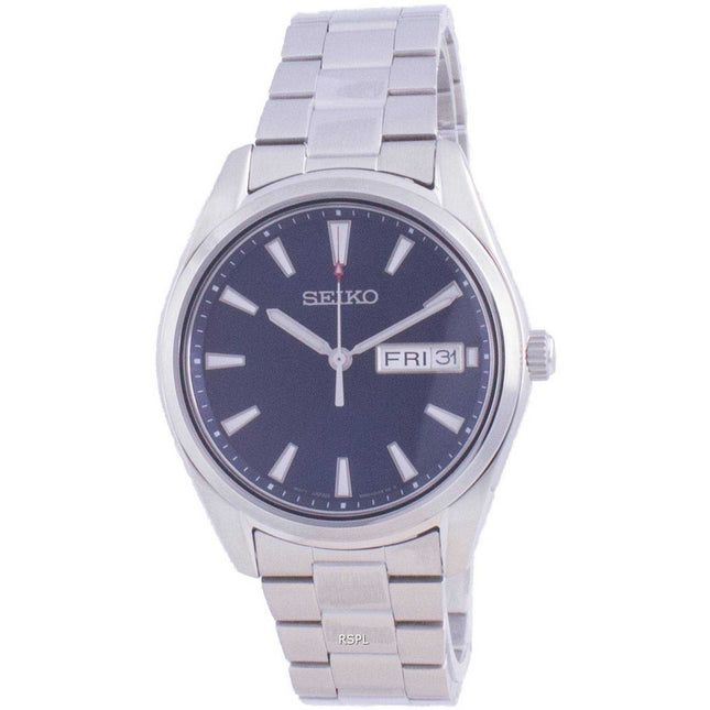 Seiko Classic Blue Dial Quartz SUR341 SUR341P1 SUR341P 100M Mens Watch