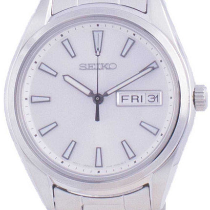 Seiko Silver Dial Quartz SUR345 SUR345P1 SUR345P 100M Mens Watch