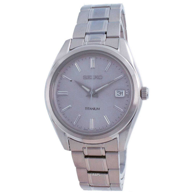 Seiko Discover More Titanium Quartz SUR369 SUR369P1 SUR369P 100M Men's Watch
