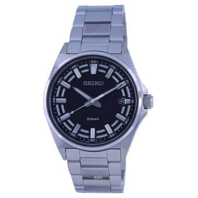 Seiko Sports Quartz SUR505 SUR505P1 SUR505P 100M Mens Watch