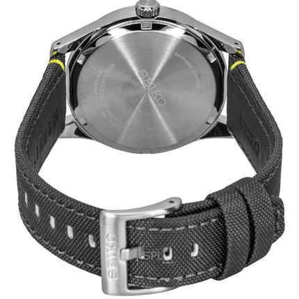 Seiko Conceptual Nylon Strap Grey Dial Quartz SUR543P1 100M Men's Watch
