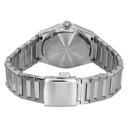 Seiko Classic Stainless Steel Light Blue Dial Quartz SUR599P1 100M Men's Watch