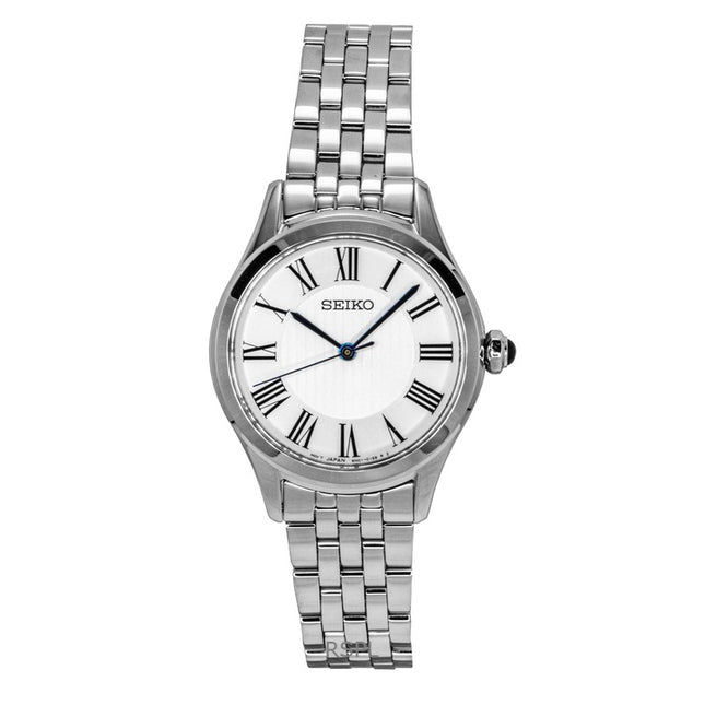Seiko Classic Stainless Steel Silver Dial Quartz SUR609P1 Women's Watch