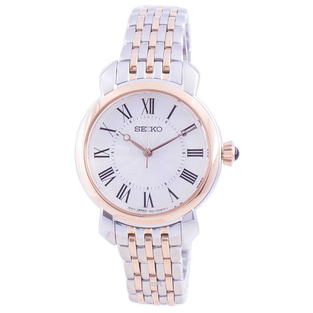 Seiko Discover More White Dial Quartz SUR628 SUR628P1 SUR628P Women's Watch