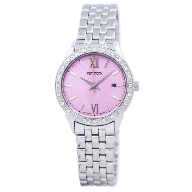 Seiko Quartz Diamond Accent SUR693 SUR693P1 SUR693P Women's Watch