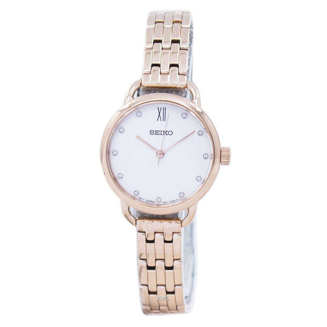 Seiko Analog Quartz Diamond Accent SUR698 SUR698P1 SUR698P Women's Watch
