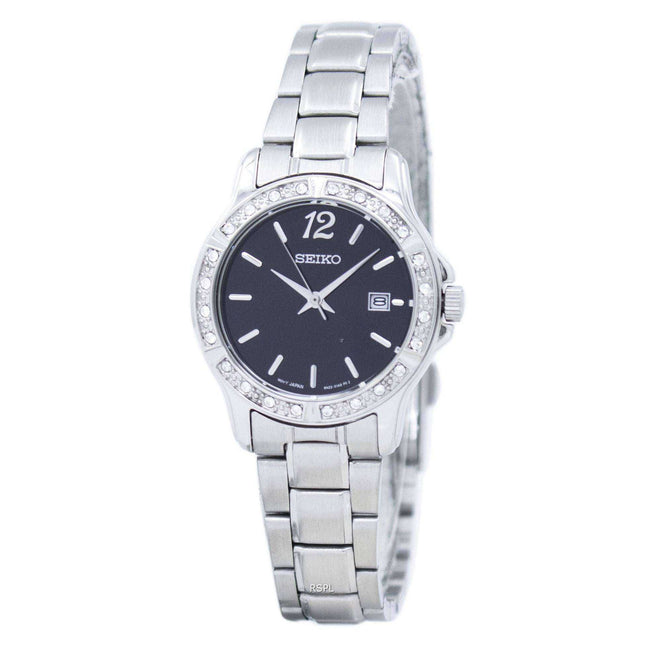 Seiko Analog Quartz Diamond Accent SUR719 SUR719P1 SUR719P Women's Watch