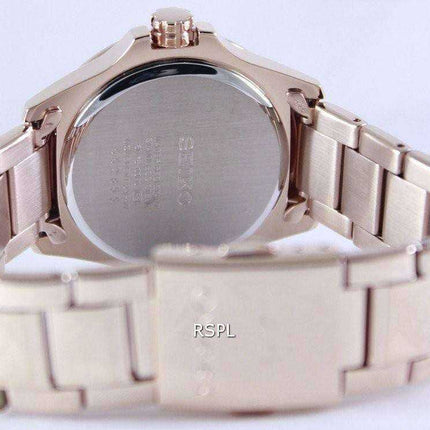 Seiko Quartz Crystals Rose Gold SUR802P1 SUR802P Women's Watch